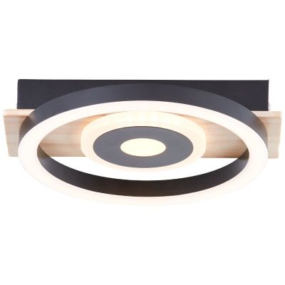 Design plafon sufitowy brązowy, Konrad, 9W, 3000K LED