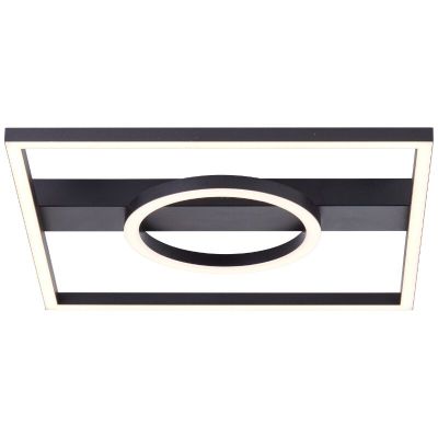 Design plafon sufitowy czarny, Konrad, 20W, 3000K LED