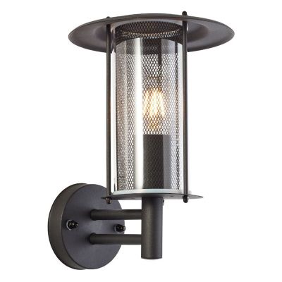 Rustykalna lampa zewnętrzna czarna, Gezina, IP44