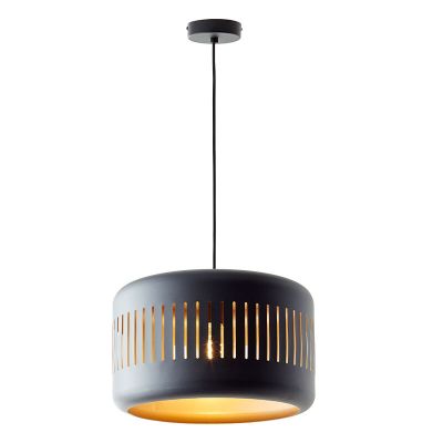 Industrialna lampa wisząca czarna, Veronika
