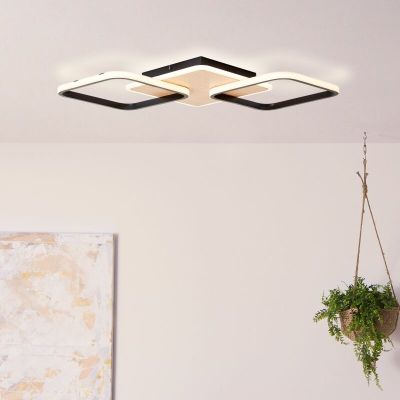 Nowoczesny plafon sufitowy brązowy, Rawan, 40W, 3000K LED