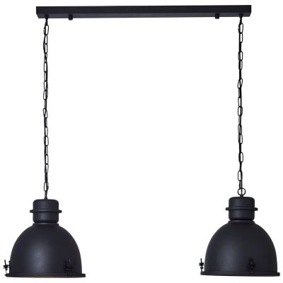 Industrialna lampa wisząca czarna, Senna