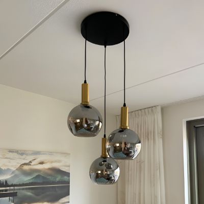 Design lampa wisząca szara, Giada