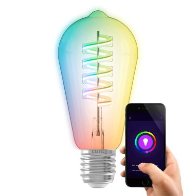 Calex inteligentna żarówka LED E27 4,9W, RGBW