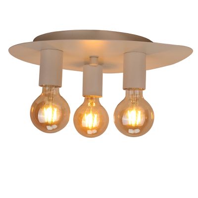 Metalowy spot sufitowy kremowy, Leilani