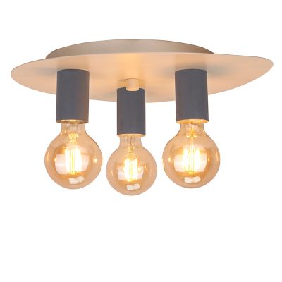 Metalowa lampa sufitowa niebieska, Leilani