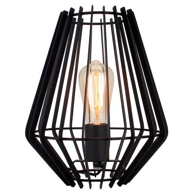 Industrialna lampa stolowa czarna, Annabel, z przelacznik