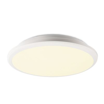 Plastikowy nowoczesny plafon sufitowy czarny, Joachim, 24W, 3000K LED
