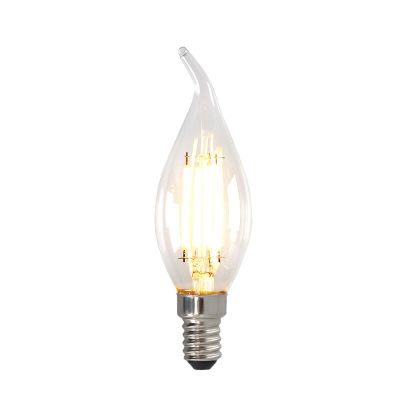 Ściemnialna świeca LED Olucia E14, 3w, przezroczyste szkło, 2700k