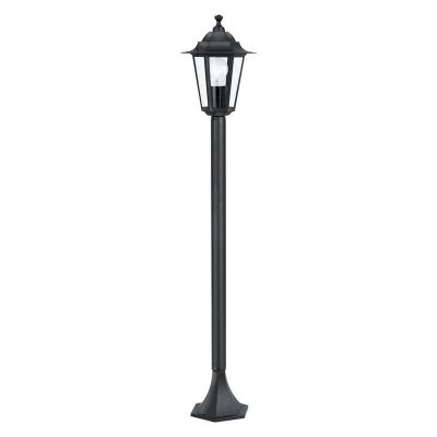 Aluminiowa klasyczna lampa zewnętrzna czarna, Alieke, IP44