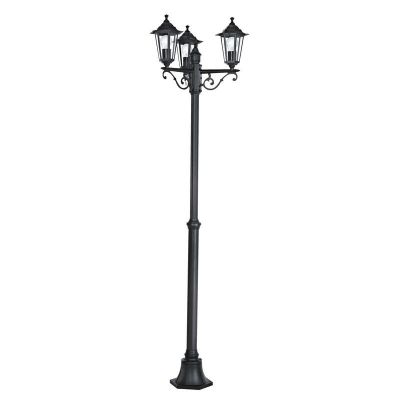 Aluminiowa klasyczna lampa zewnętrzna czarna, Alieke, IP44