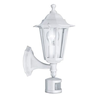 Aluminiowy klasyczny kinkiet zewnętrzny z czujnikiem ruchu biały, Alieke, IP44