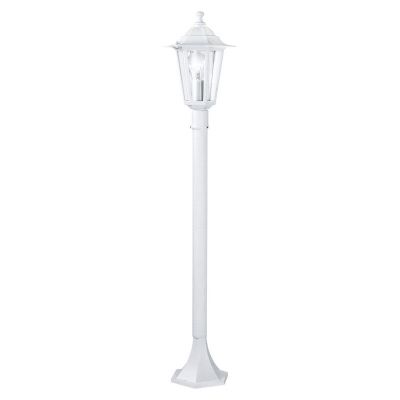 Aluminiowa klasyczna lampa zewnętrzna biała, Alieke, IP44