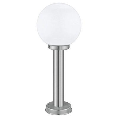 Stal Nierdzewna lampa zewnętrzna srebrna, Baukje, IP44
