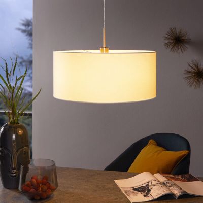 Tkanina nowoczesna lampa wisząca biała, Abano