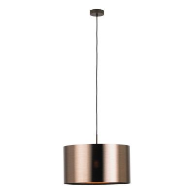 Plastikowa design lampa wisząca brązowa, Noor