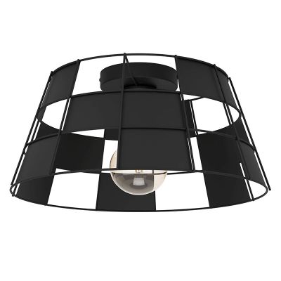 Aluminiowa lampa sufitowa czarna, Nelly