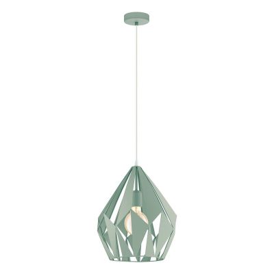 Metalowa design lampa wisząca zielona, Acri