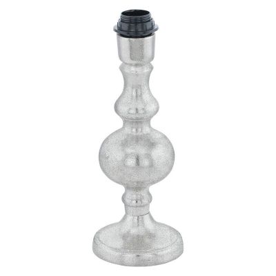 Aluminiowa design lampa stołowa bez abażur niklowa, Mason, z przełącznik