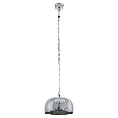 Metalowa retro lampa wisząca chromowana, Abdelhak