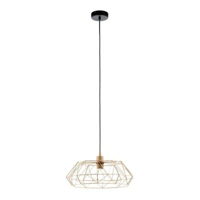 Metalowa industrialna lampa wisząca miedziana, Acri