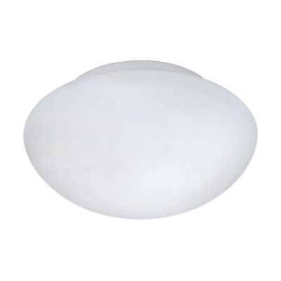 Szklana lampa sufitowa biała, Nieke