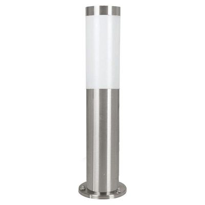 Plastikowa lampa zewnętrzna srebrna, Carlein, IP44