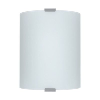 Szklana lampa sufitowa chromowana, Jesper