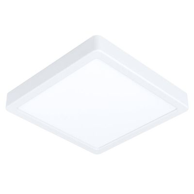 Plastikowa inteligentna lampa sufitowa biała, Geraldo, 16,5W, regulowana ciepła do zimnej bieli LED, IP44
