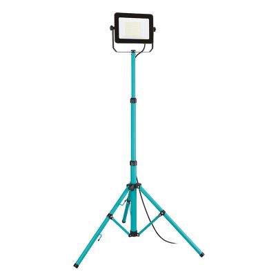 Aluminiowa lampa robocza niebieska, Angelos, 100W, 4000K LED, IP65, z przełącznik