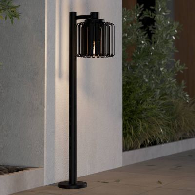 Aluminiowa industrialna lampa zewnętrzna czarna, Rebecca, IP65