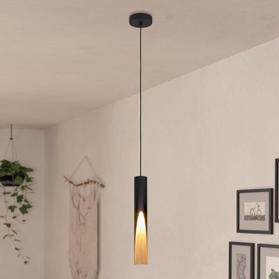 Aluminiowa nowoczesna lampa wisząca brązowa, Aloysius
