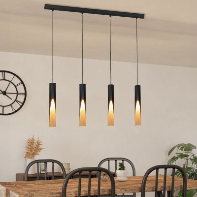 Aluminiowa nowoczesna lampa wisząca brązowa, Aloysius