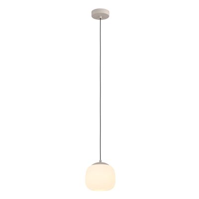 Szklana lampa wisząca ciemnoszara, Claudia