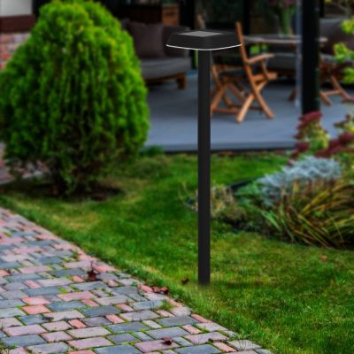 Plastikowa słoneczna lampa dogruntowa czarna, Ingemar, 8,5W, 3000K LED, IP65