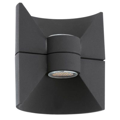 Aluminiowa nowoczesna lampa zewnętrzna antracytowa, Josefina, 3W, 3000K LED, IP44