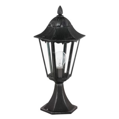 Aluminiowa klasyczna lampa zewnętrzna czarna, Leanna, IP44