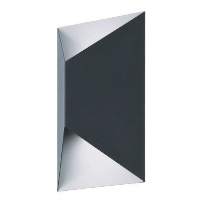 Metalowa nowoczesna lampa zewnętrzna antracytowa, Lyndi, 3W, 3000K LED, IP44