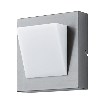 Plastikowa lampa zewnętrzna srebrna, Mell, 4W, 3000K LED, IP44