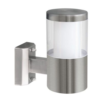 Plastikowa nowoczesna lampa zewnętrzna srebrna, Neele, IP44