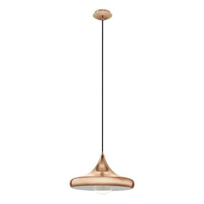 Metalowa design lampa wisząca miedziana, Piglio