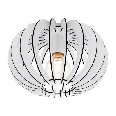 Drewniana design lampa sufitowa biała, Kiran