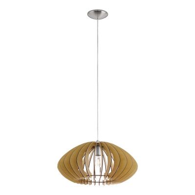 Drewniana lampa wisząca rustykalna, Bergama