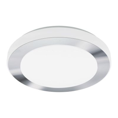 Plastikowa lampa sufitowa chromowana, Amina, 16W, 3000K LED, IP44