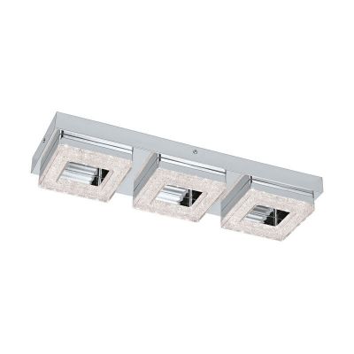 Plastikowy nowoczesny kinkiet chromowany, Arjo, 4W, 3000K LED