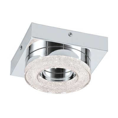 Plastikowy nowoczesny kinkiet chromowany, Arjo, 4W, 3000K LED