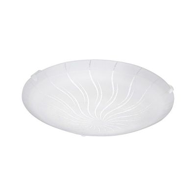 Szklana lampa sufitowa biała, Bennet, 11W, 3000K LED