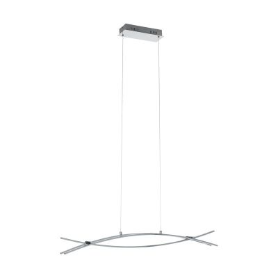 Aluminiowa nowoczesna lampa wisząca chromowana, Josua, 9W, 3000K LED