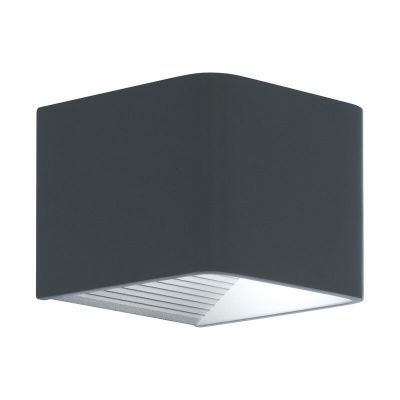 Aluminiowa nowoczesna lampa zewnętrzna antracytowa, Kay, 6W, 3000K LED, IP44