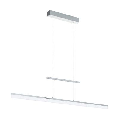 Plastikowa nowoczesna lampa wisząca chromowana, Cassandra, 13W, 3000K LED